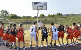 Budakeszin átadták az új félpályás kosárlabdapályát